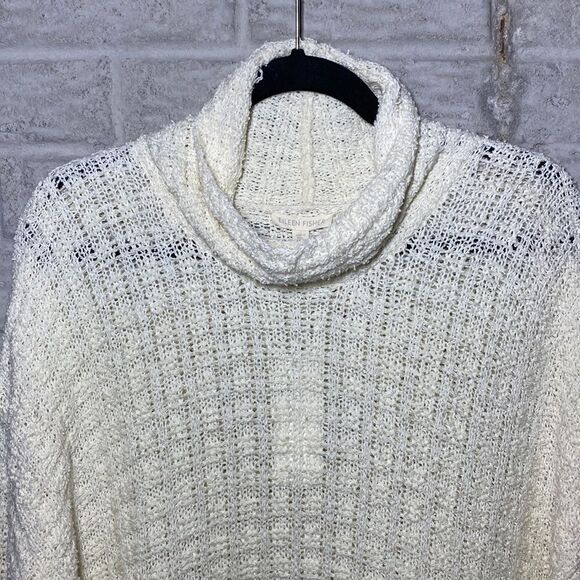 NWT MSRP 268 Eileen Fisher Organic Cotton Funnel-Neck Sweater - Picture 5 of 9